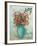 Flowers in a Turquoise Vase, C.1912-Odilon Redon-Framed Giclee Print