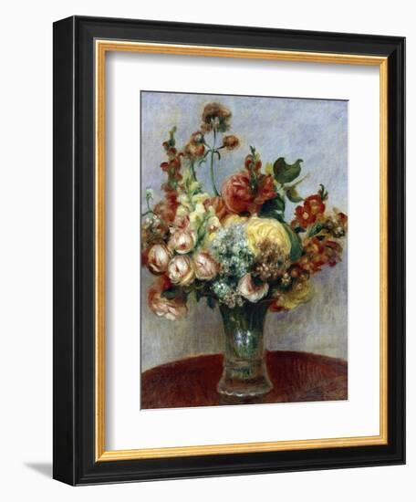 Flowers in a Vase, 1898-Pierre-Auguste Renoir-Framed Giclee Print