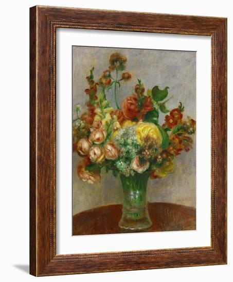 Flowers in a Vase, 1898-Pierre-Auguste Renoir-Framed Giclee Print