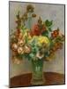 Flowers in a Vase, 1898-Pierre-Auguste Renoir-Mounted Giclee Print
