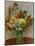 Flowers in a Vase, 1898-Pierre-Auguste Renoir-Mounted Giclee Print