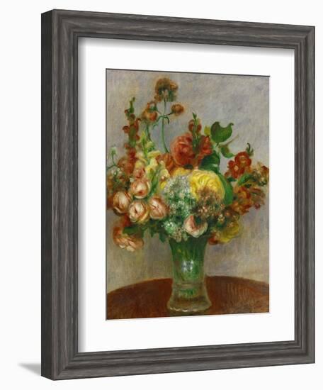 Flowers in a Vase, 1898-Pierre-Auguste Renoir-Framed Giclee Print