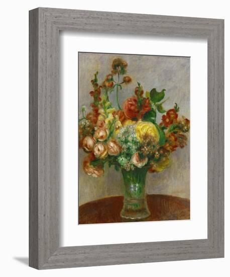 Flowers in a Vase, 1898-Pierre-Auguste Renoir-Framed Giclee Print