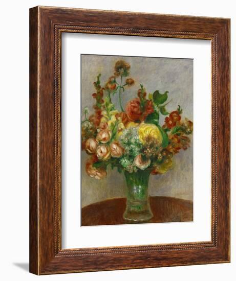 Flowers in a Vase, 1898-Pierre-Auguste Renoir-Framed Giclee Print