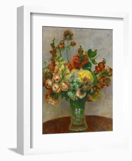 Flowers in a Vase, 1898-Pierre-Auguste Renoir-Framed Giclee Print