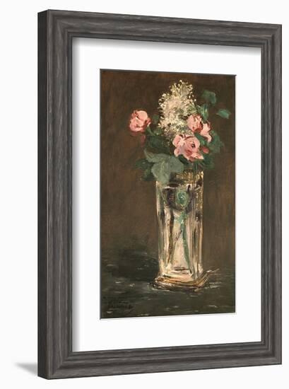 Flowers in a Vase, c.1882-Edouard Manet-Framed Art Print