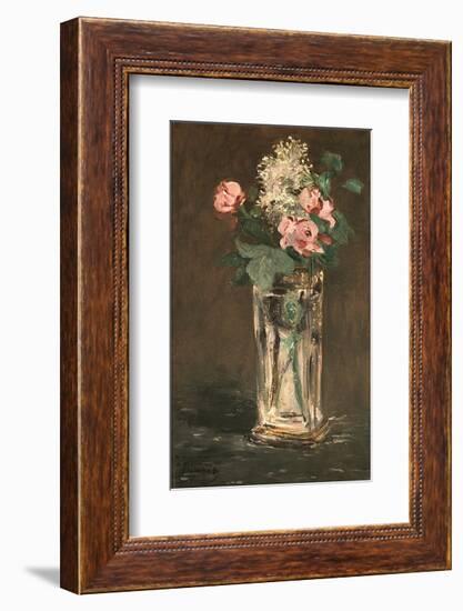 Flowers in a Vase, c.1882-Edouard Manet-Framed Art Print