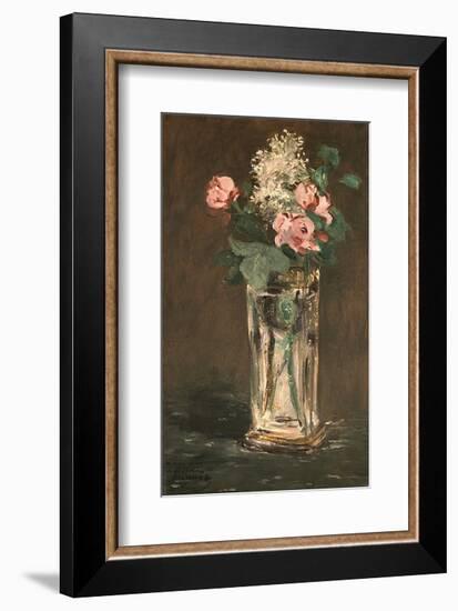 Flowers in a Vase, c.1882-Edouard Manet-Framed Art Print