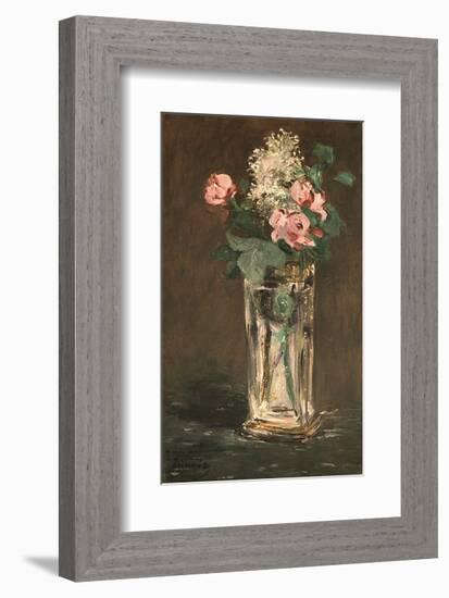 Flowers in a Vase, c.1882-Edouard Manet-Framed Art Print