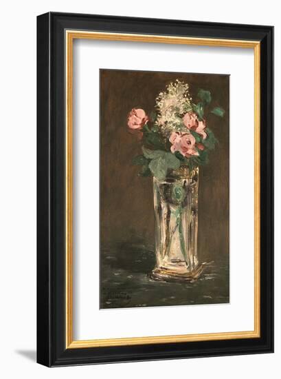 Flowers in a Vase, c.1882-Edouard Manet-Framed Art Print