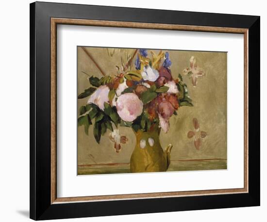 Flowers in a Vase, C. 1886-Paul C?zanne-Framed Giclee Print