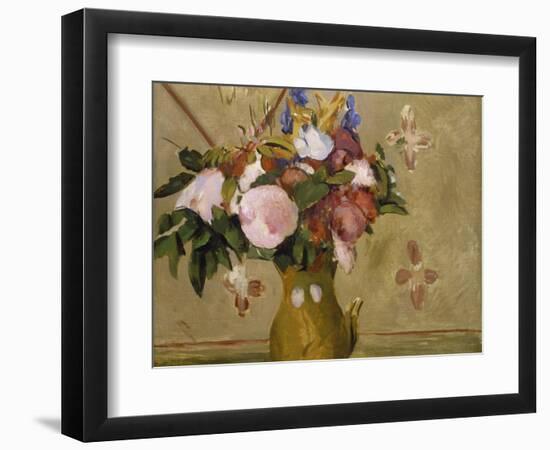 Flowers in a Vase, C. 1886-Paul C?zanne-Framed Giclee Print