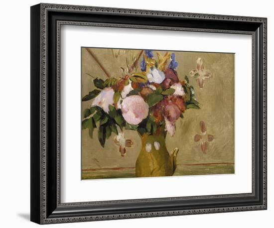 Flowers in a Vase, C. 1886-Paul C?zanne-Framed Giclee Print