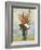 Flowers in a Vase Gladioluses-Pierre-Auguste Renoir-Framed Giclee Print