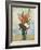 Flowers in a Vase Gladioluses-Pierre-Auguste Renoir-Framed Giclee Print