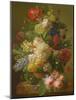 Flowers in a Vase on a Marble Console Table, 1816-Jan Frans van Dael-Mounted Giclee Print