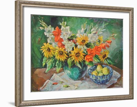 Flowers in a Vase-Kaufmann-Framed Collectable Print