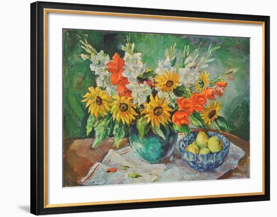 Flowers in a Vase-Kaufmann-Framed Collectable Print