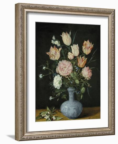 Flowers In A Wan-Li Vase-Pieter Bruegel the Elder-Framed Giclee Print