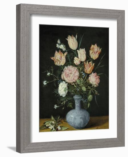 Flowers In A Wan-Li Vase-Pieter Bruegel the Elder-Framed Giclee Print