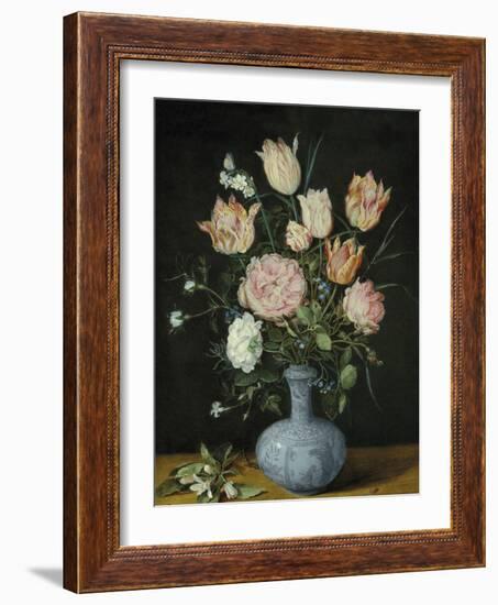 Flowers In A Wan-Li Vase-Pieter Bruegel the Elder-Framed Giclee Print