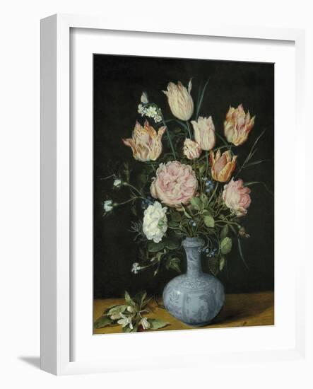 Flowers In A Wan-Li Vase-Pieter Bruegel the Elder-Framed Giclee Print