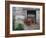 Flowers in a Window In a Tuscan Village, San Quirico d'Orcia, Italy-Dennis Flaherty-Framed Photographic Print