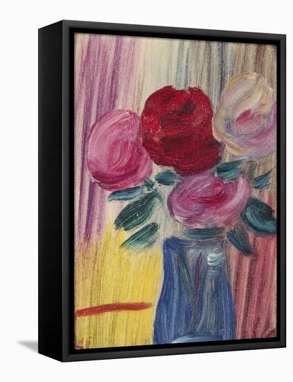 Flowers in Blue Vase-Alexej Von Jawlensky-Framed Premier Image Canvas