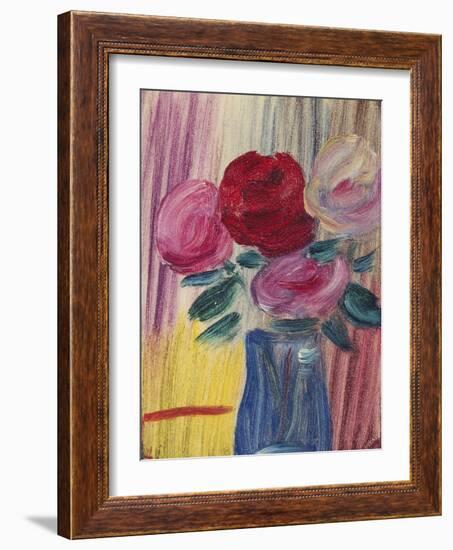 Flowers in Blue Vase-Alexej Von Jawlensky-Framed Giclee Print