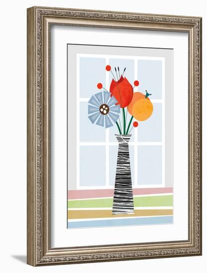 Flowers in Colour-Tomas Design-Framed Art Print