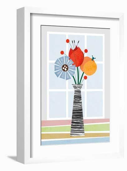 Flowers in Colour-Tomas Design-Framed Art Print