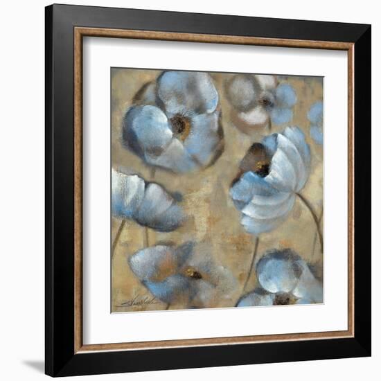 Flowers in Dusk II-Silvia Vassileva-Framed Art Print