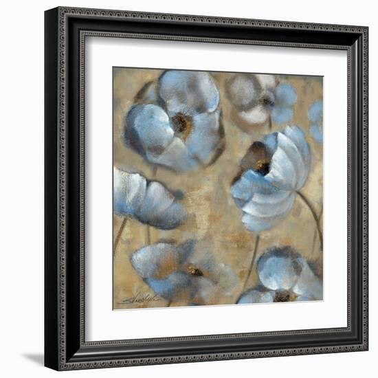 Flowers in Dusk II-Silvia Vassileva-Framed Art Print