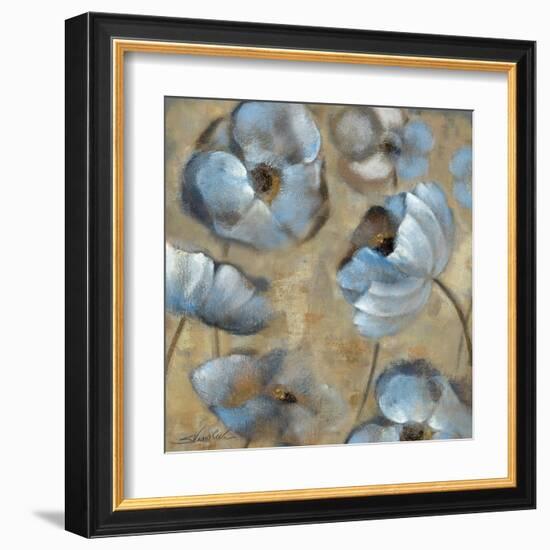 Flowers in Dusk II-Silvia Vassileva-Framed Art Print