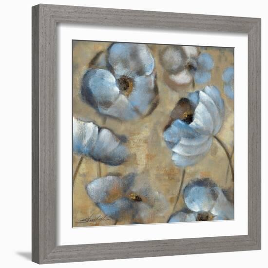 Flowers in Dusk II-Silvia Vassileva-Framed Art Print