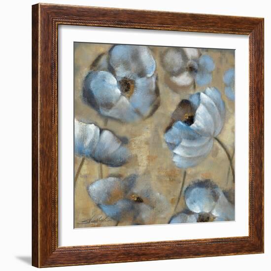 Flowers in Dusk II-Silvia Vassileva-Framed Art Print