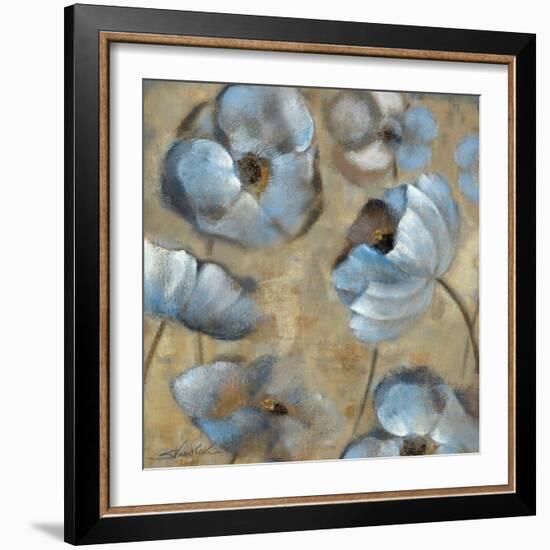 Flowers in Dusk II-Silvia Vassileva-Framed Art Print