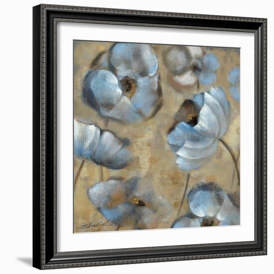 Flowers in Dusk II-Silvia Vassileva-Framed Art Print