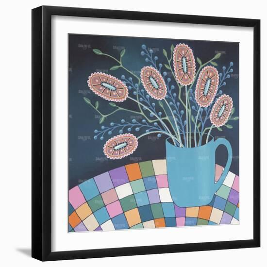 Flowers in Mug-Lisa Frances Judd-Framed Art Print