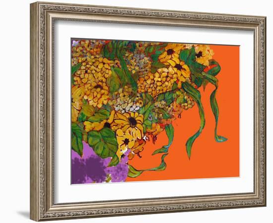 Flowers In My Vase-Linda Arthurs-Framed Giclee Print