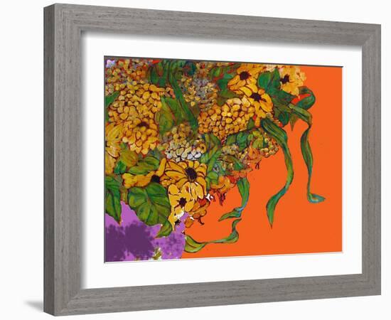 Flowers In My Vase-Linda Arthurs-Framed Giclee Print