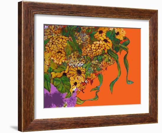 Flowers In My Vase-Linda Arthurs-Framed Giclee Print