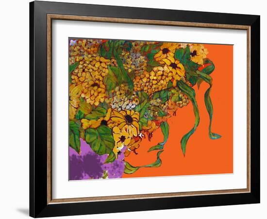 Flowers In My Vase-Linda Arthurs-Framed Giclee Print