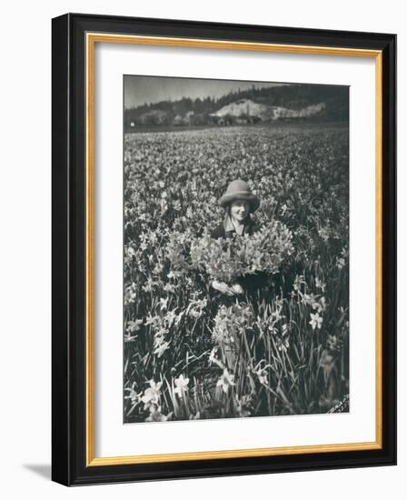 Flowers in Puyallup, 1925-Marvin Boland-Framed Giclee Print