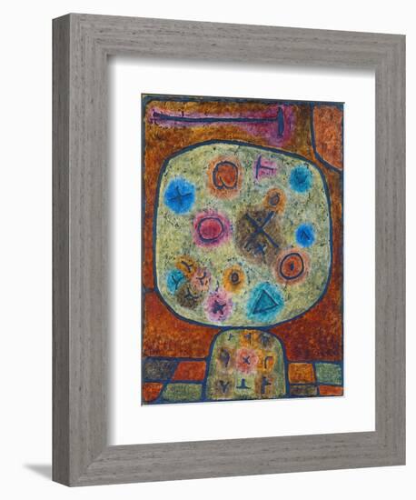 Flowers in stone (Blumen in Stein). 1939-Paul Klee-Framed Giclee Print