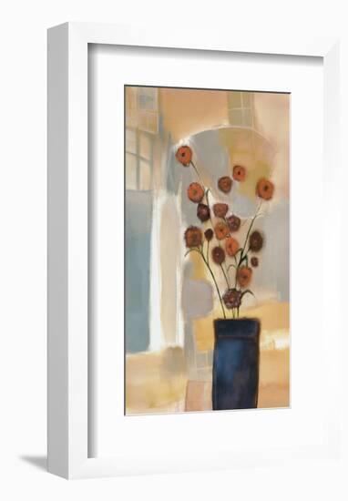 Flowers in the Archway-Nancy Ortenstone-Framed Art Print