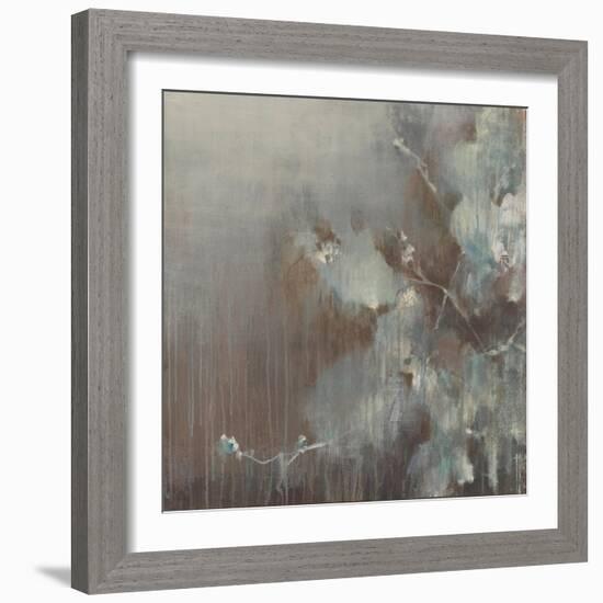 Flowers in the Morning Fog-Terri Burris-Framed Art Print