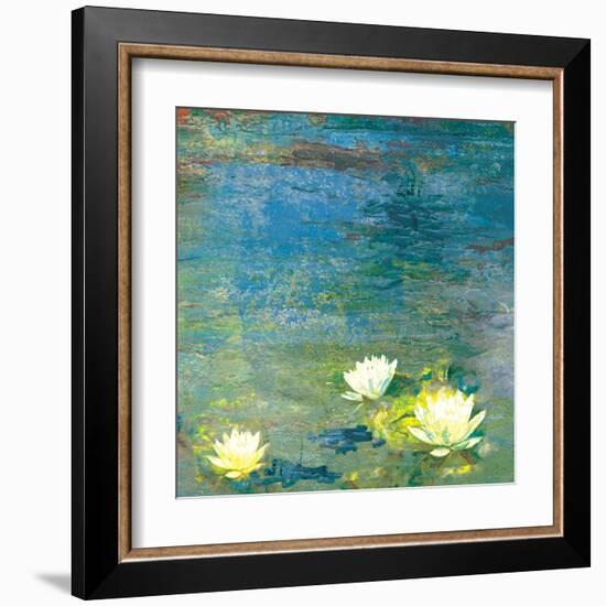 Flowers in the Pond-Andrew Michaels-Framed Art Print