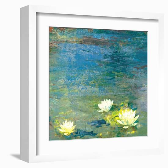 Flowers in the Pond-Andrew Michaels-Framed Art Print