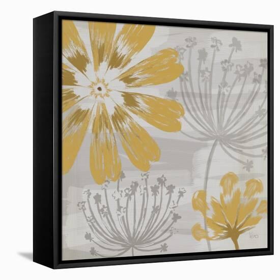 Flowers in the Wind I-Veronique Charron-Framed Stretched Canvas